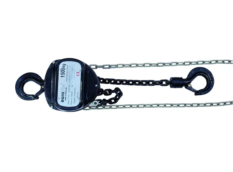 EUROLITE Chain hoist 10M/1.5T black 